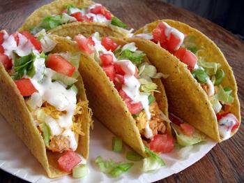 Order Hard Shell Tacos (3 pcs) food online from Pabellon store, Pittsburgh on bringmethat.com