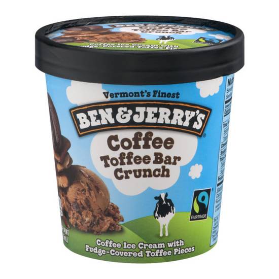 Order Ben & Jerry's Ice Cream - Coffee Toffee Bar Crunch food online from IV Deli Mart store, Goleta on bringmethat.com