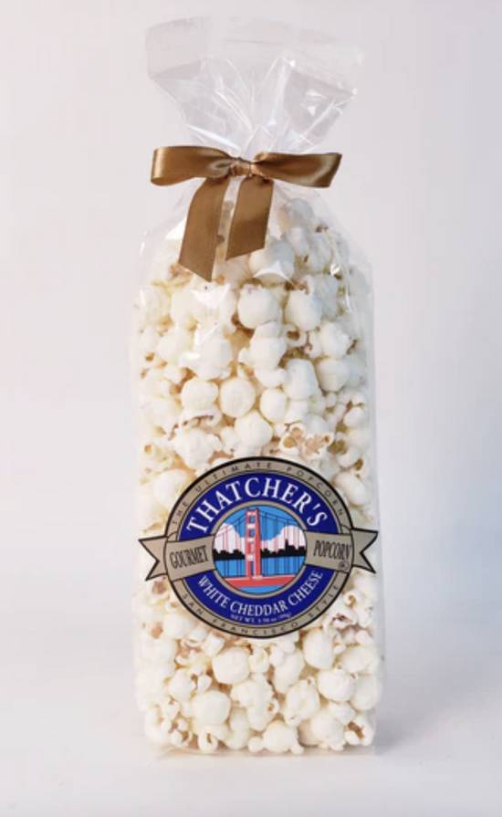 Order White Cheddar Cheese - 3.5 Oz food online from Thatcher's Special Popcorn store, San Francisco on bringmethat.com