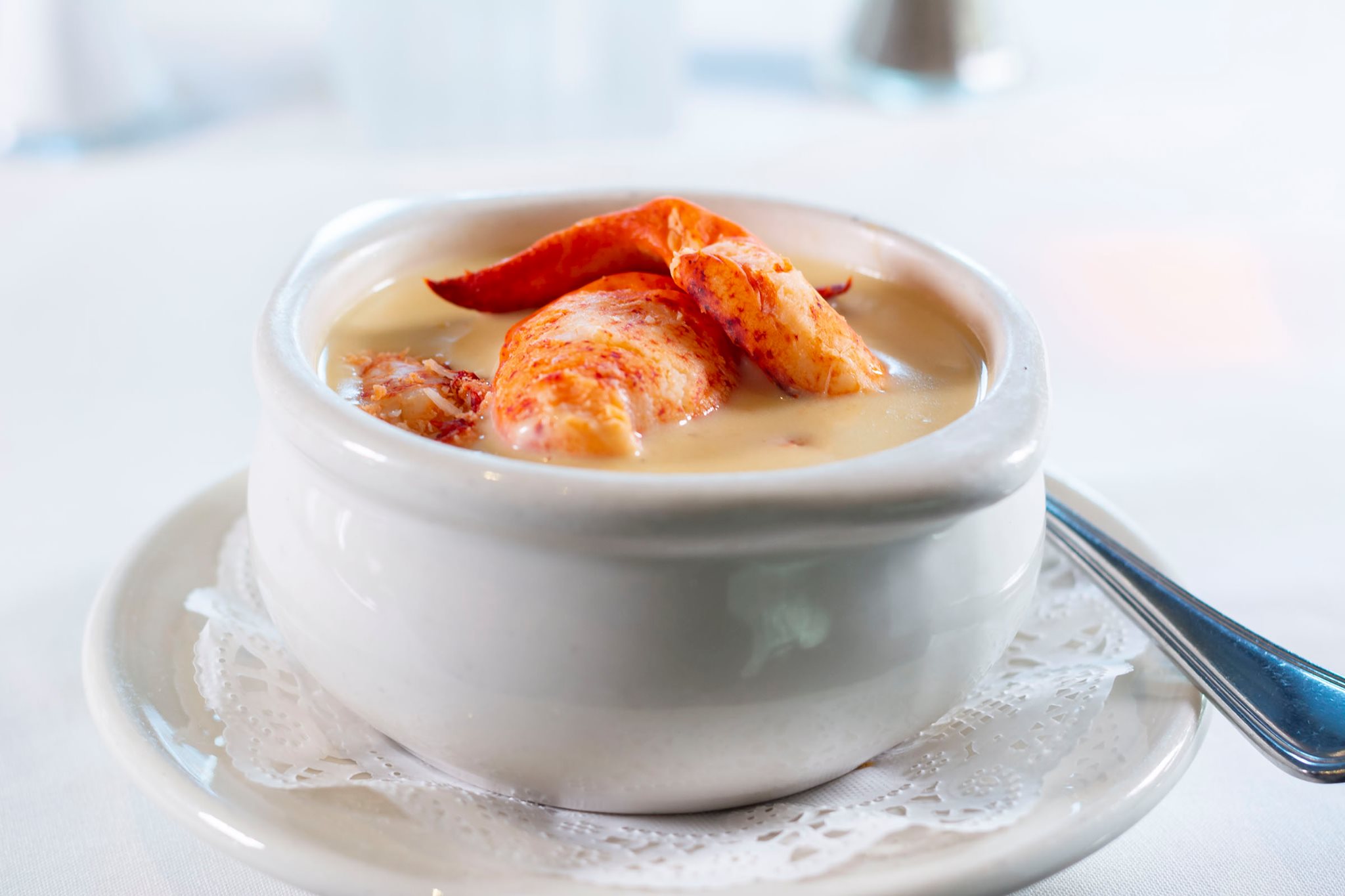 Order Crab and Lobster Bisque Soup food online from Mahogany Prime Steakhouse store, Oklahoma City on bringmethat.com