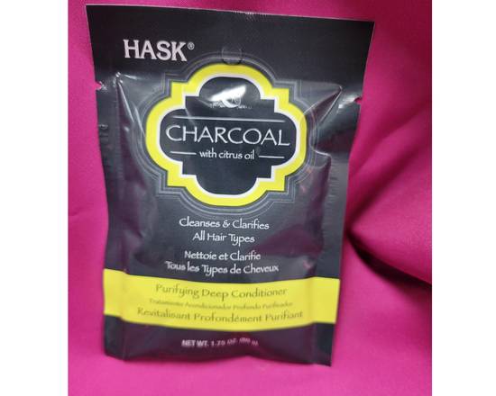Order Hask Charcoal with Citrus Oil Purifying Deep Conditioner Packet food online from iDa Beauty Supply Store store, Middletown on bringmethat.com