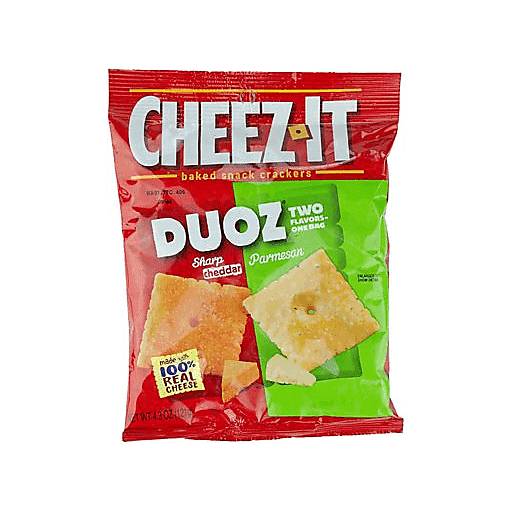 Order Cheez-It Duoz Sharp Cheddar & Parmesan  (4.3 OZ) 133649 food online from Bevmo! store, Albany on bringmethat.com