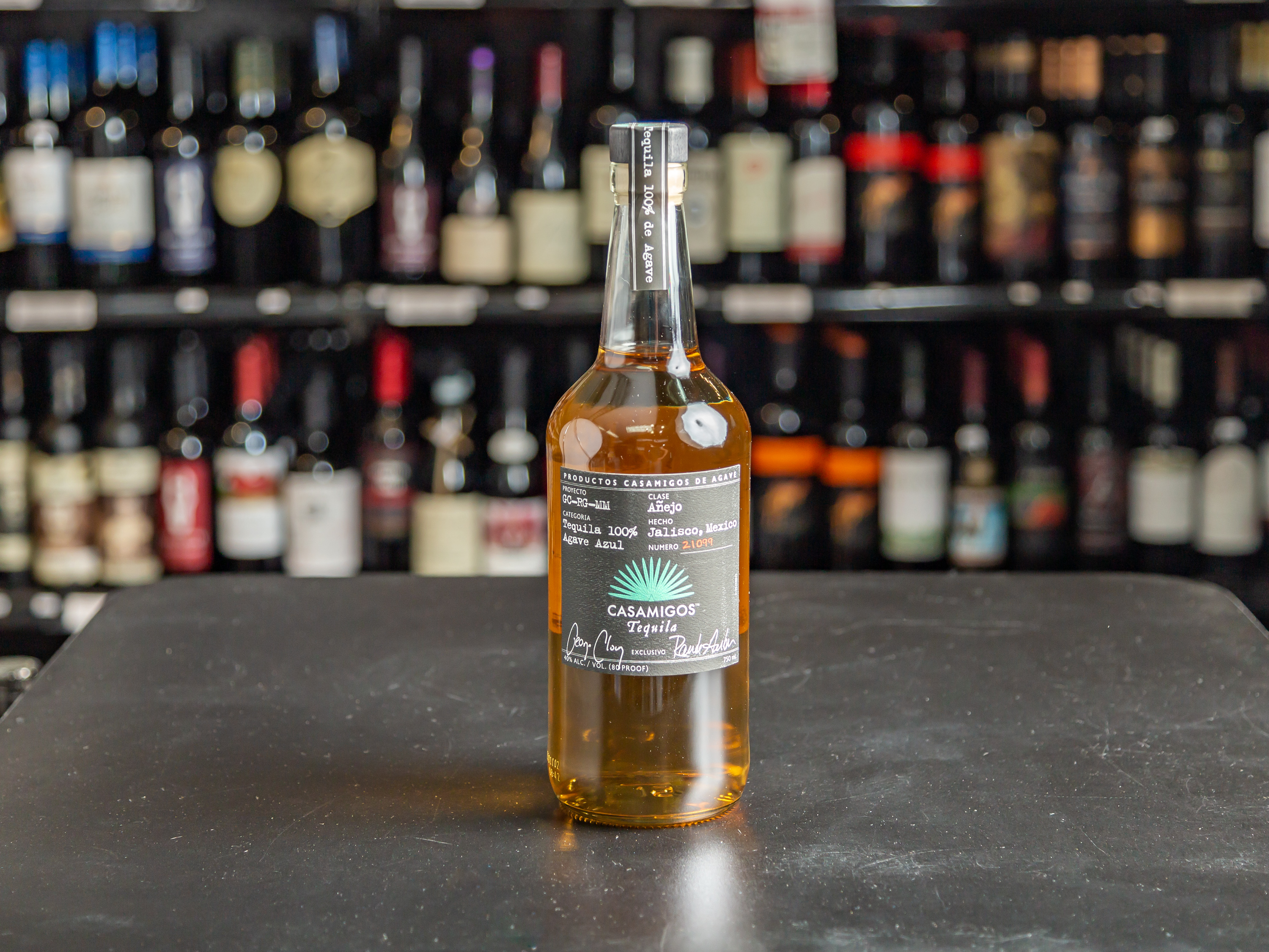 Order 125. Casamigos Anejo 750 ml. food online from Walden Wine and Liquor store, Walden on bringmethat.com