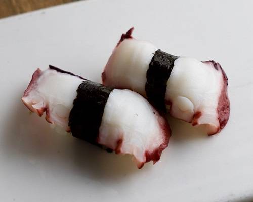 Order Octopus Sushi (2pcs) food online from Sushi Factory store, Azusa on bringmethat.com