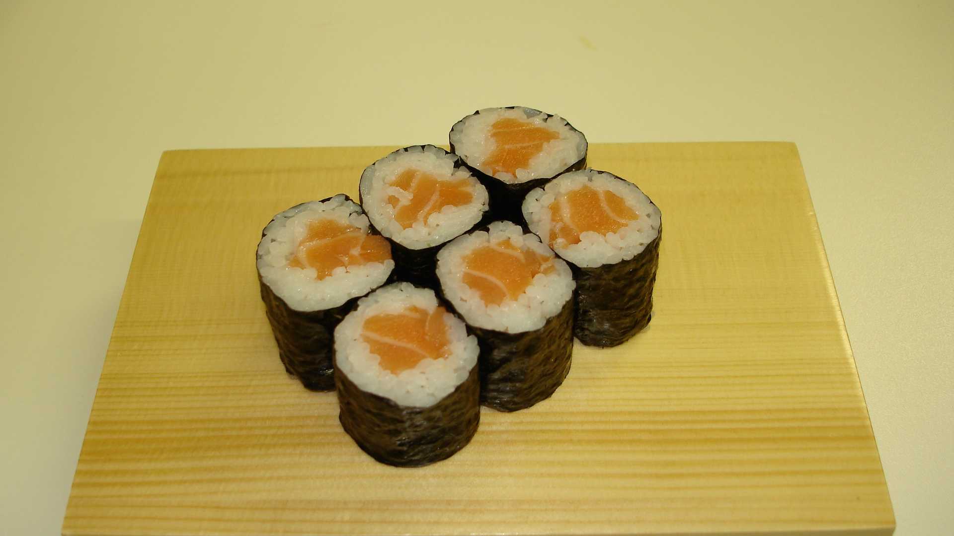 Order Salmon Roll food online from Wow Sushi store, Edmond on bringmethat.com