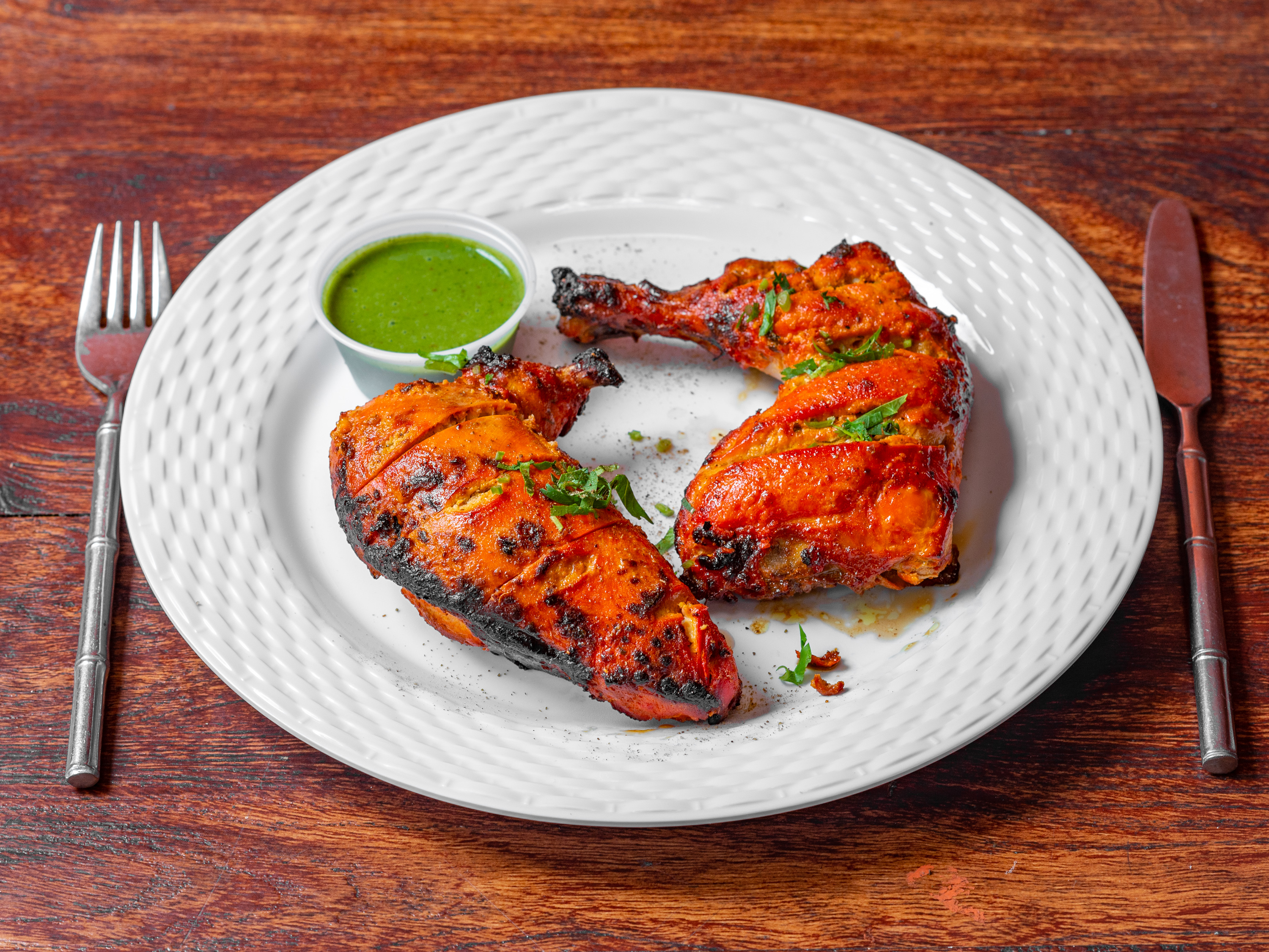 Order Tandoori Chicken food online from New Ginger Indian Grill store, West Orange on bringmethat.com