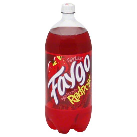 Order Faygo Strawberry Soda Pop food online from Exxon Food Mart store, Port Huron on bringmethat.com