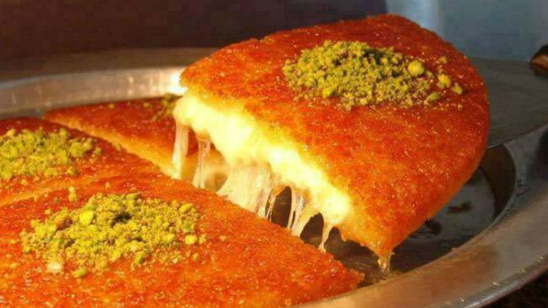 Order Kinafa w sweet Cheese  food online from Jerusalem Mediterranean store, Falls Church on bringmethat.com