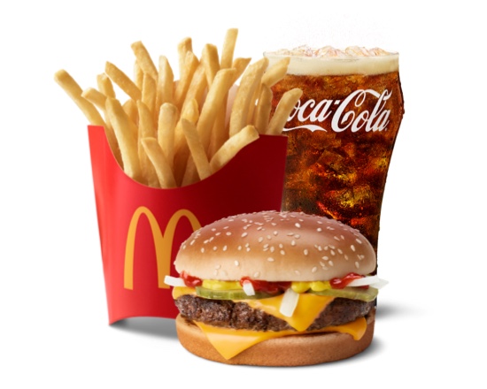 Order Quarter Pounder with Cheese Meal food online from McDonald's store, Bloomington on bringmethat.com