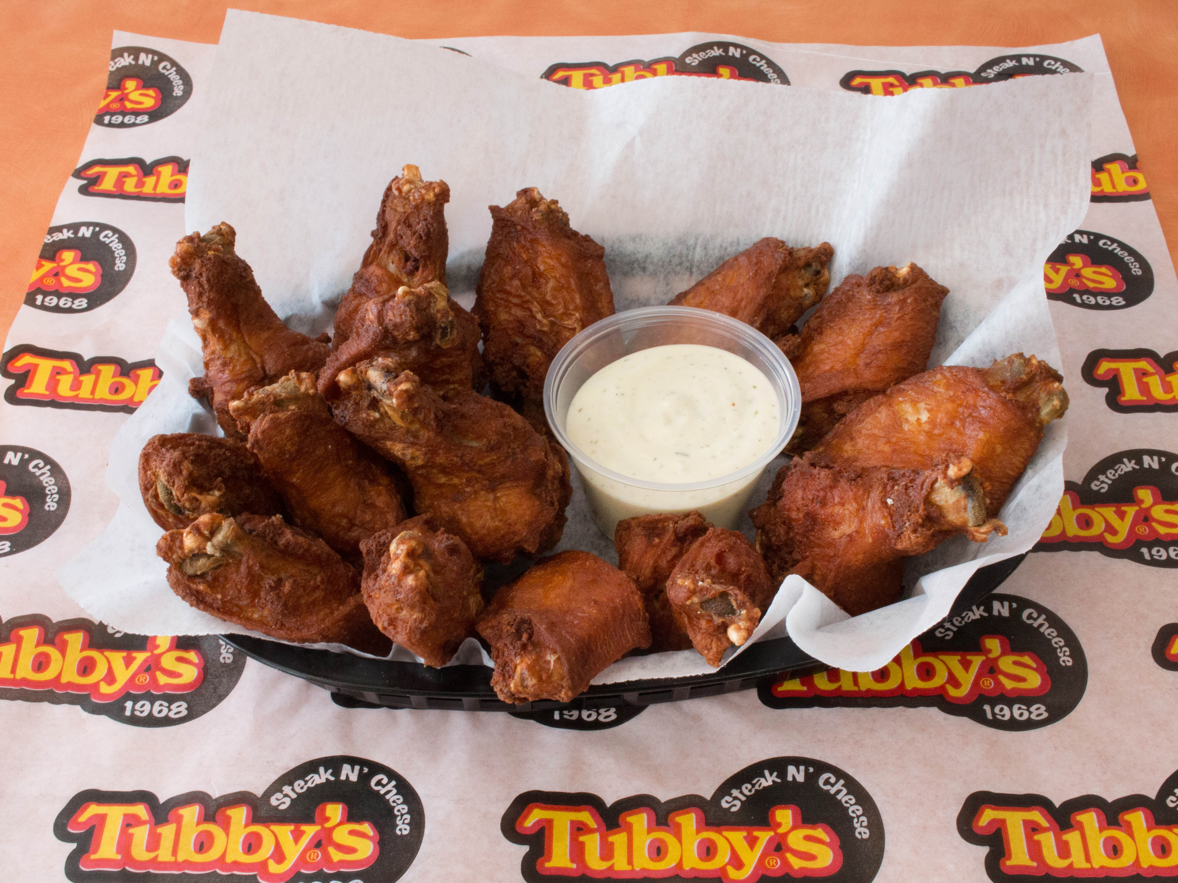 Order Chicken Wings food online from Tubby Sub Shop store, Madison Heights on bringmethat.com