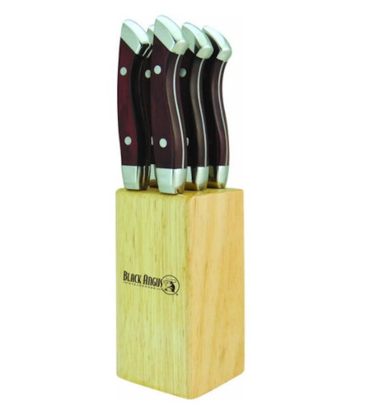 Order Knife Block 6pc food online from Black Angus Steakhouse store, Chandler on bringmethat.com