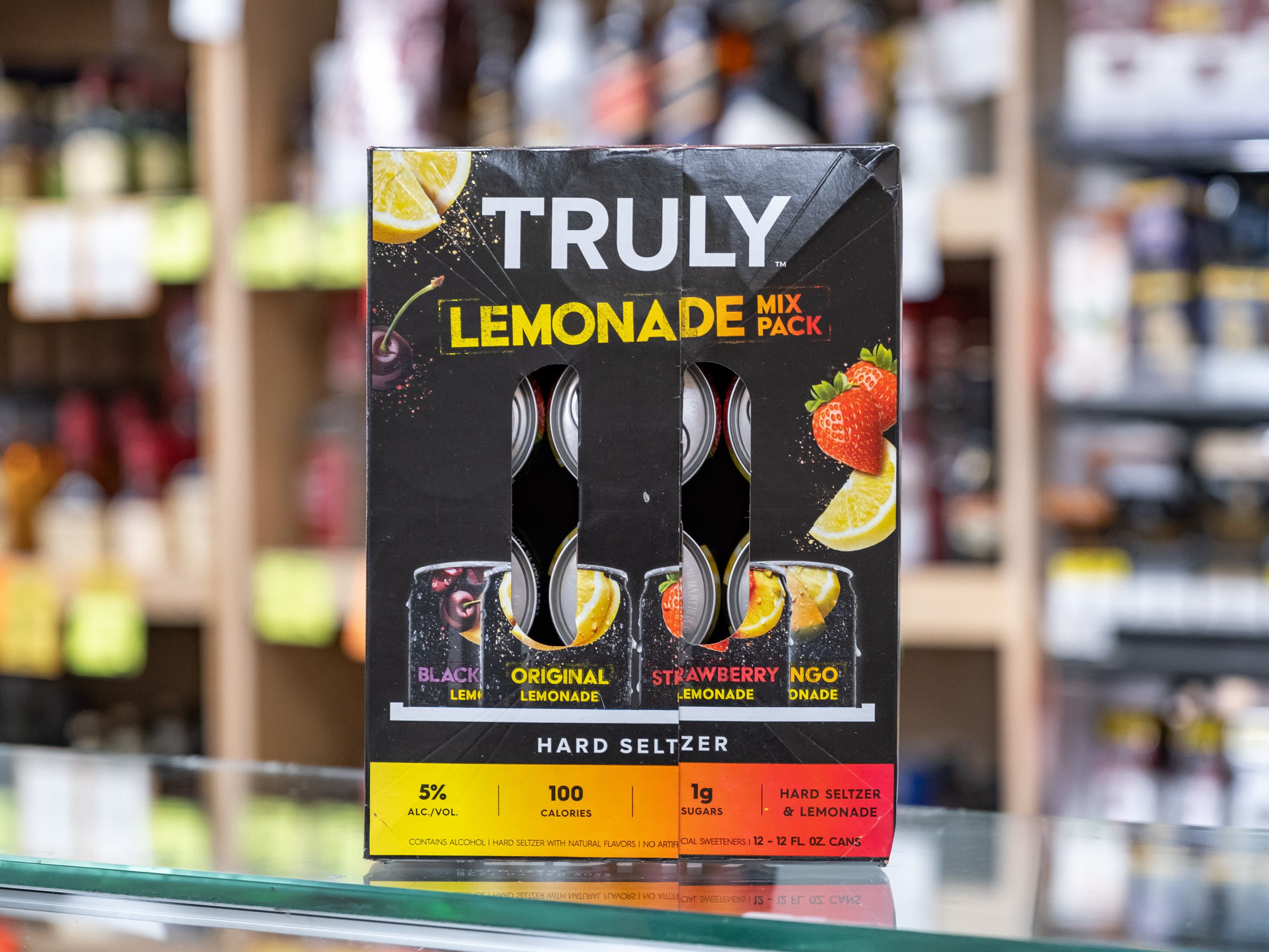 Order Truly Lemonade Hard Seltzer Mix Pack Spiked and Sparkling Water food online from Circle S Food Store store, Orange on bringmethat.com