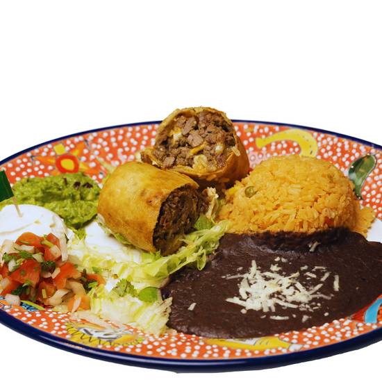 Order Chimichanga (New) food online from La Fortaleza store, Clifton on bringmethat.com