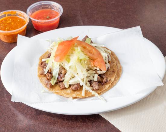 Order Grilled Steak Taco food online from Los Burritos Tapatios store, Streamwood on bringmethat.com