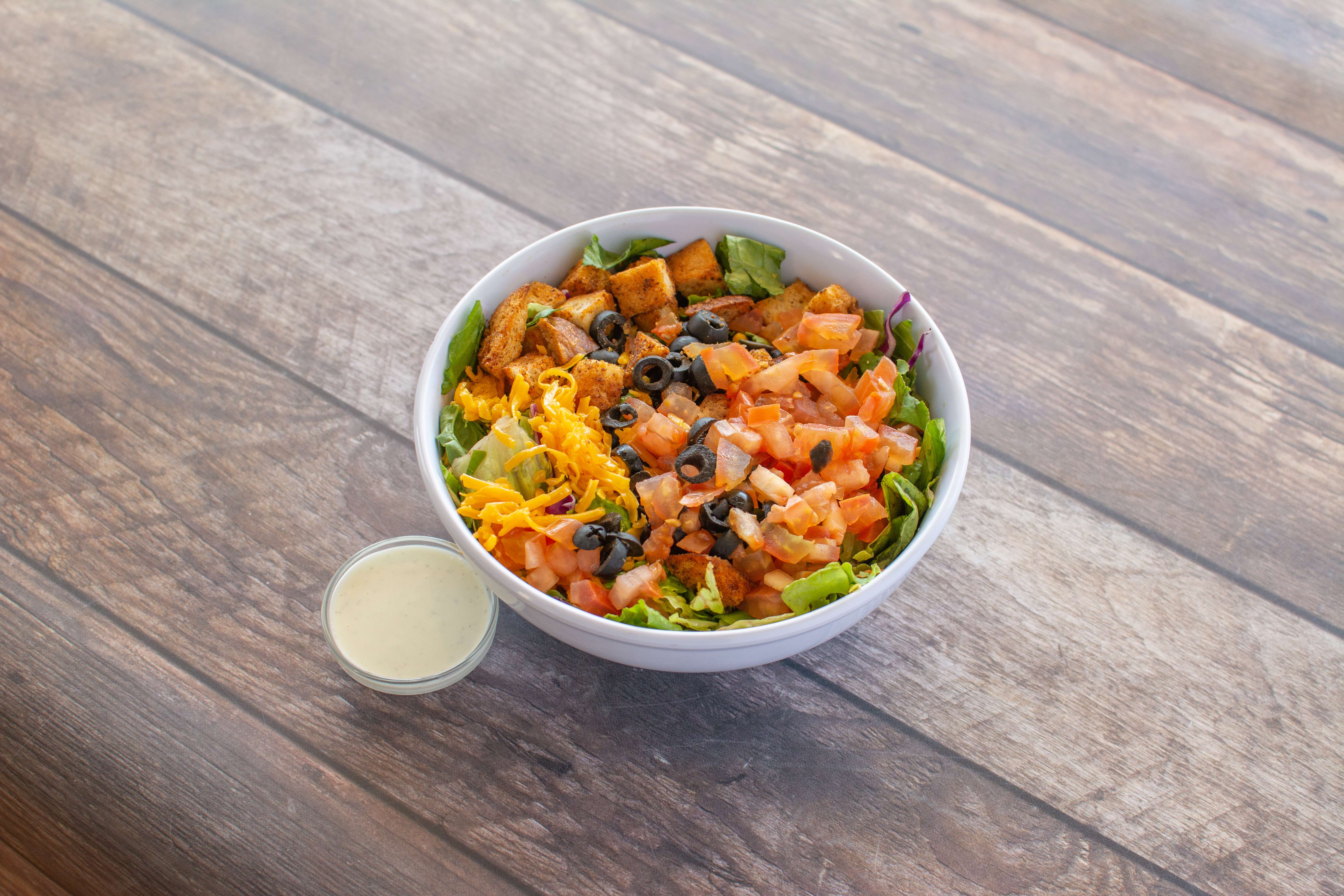 Order Dinner Salad food online from Omelette Inn Cafe store, Huntington Beach on bringmethat.com