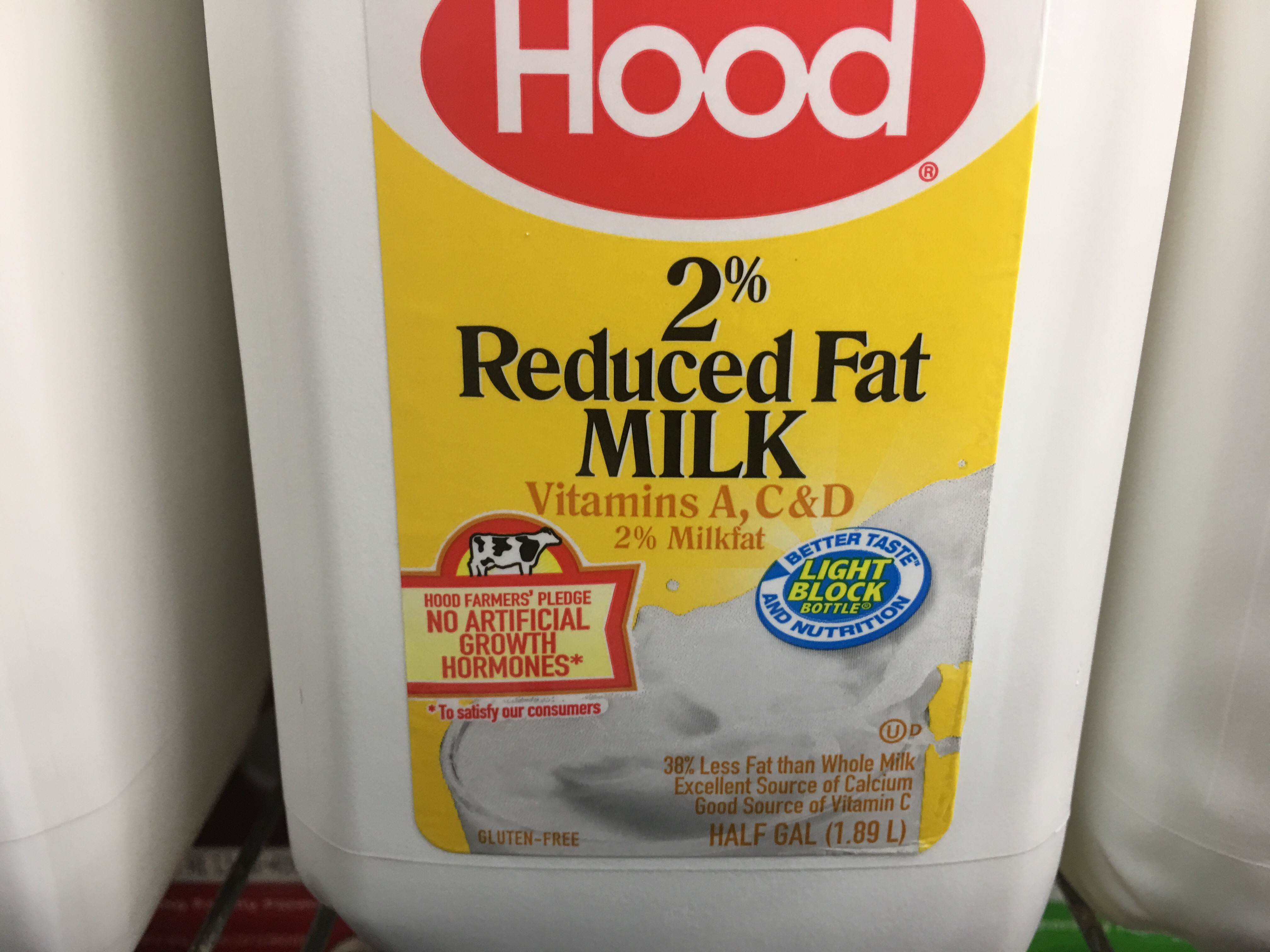 Order Hood Half Gallon of Hood 2% Milk food online from The Ice Cream Shop store, Providence on bringmethat.com