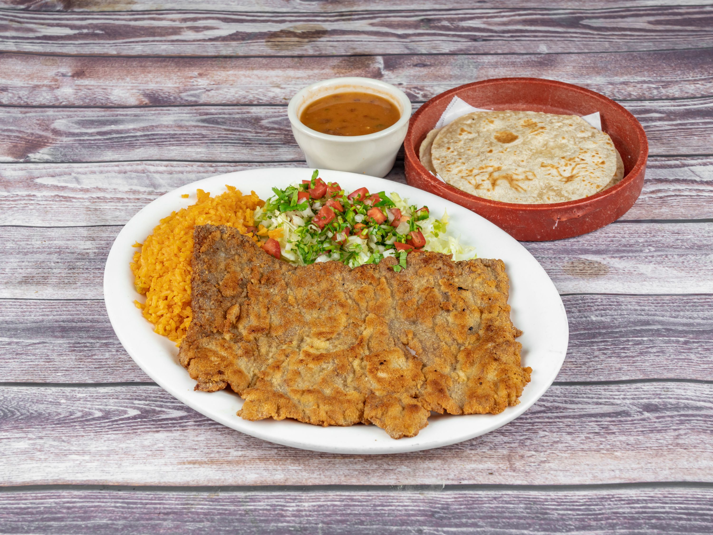 Order Milanesa food online from Tequila Lopez Mexican Restaurant store, Houston on bringmethat.com