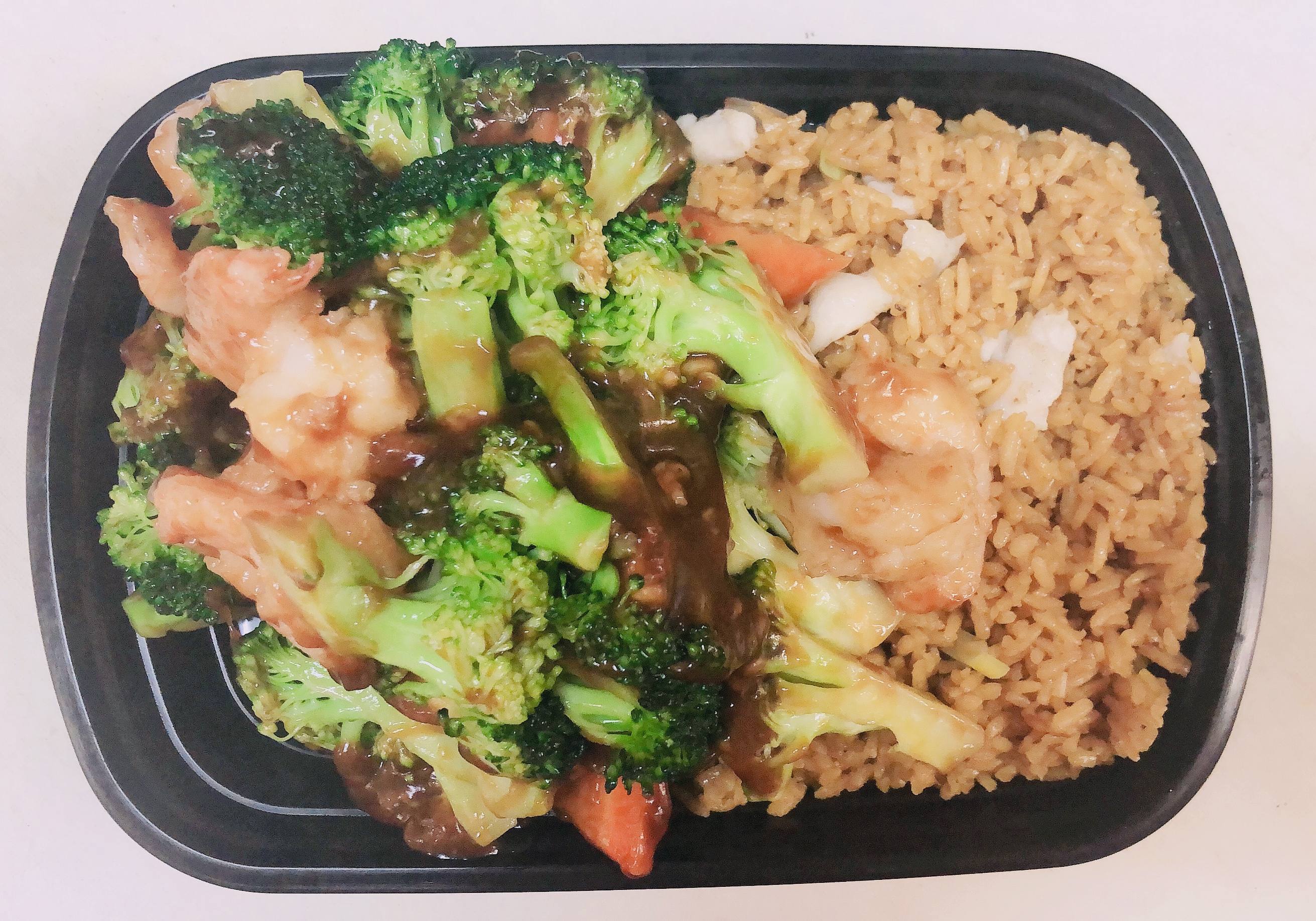 Order C6. 芥兰虾 Shrimp with Broccoli Dinner food online from Asian Express store, Radcliff on bringmethat.com