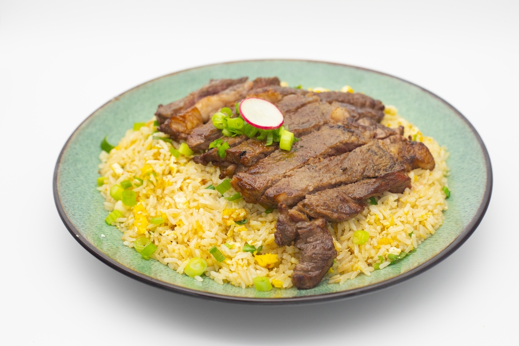 Order Rib Eye Fried Rice food online from Sup Noodle Bar store, Irvine on bringmethat.com