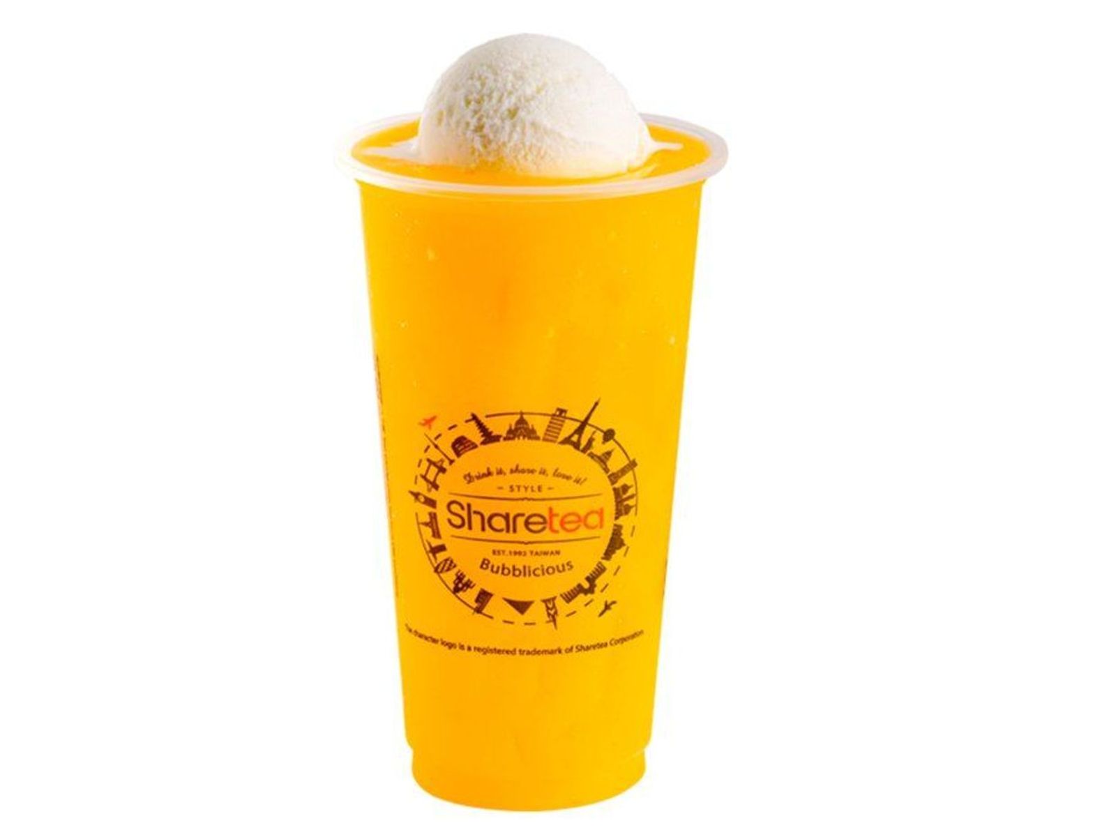 Order Mango Ice Blended with Ice Cream food online from Sharetea store, Fremont on bringmethat.com