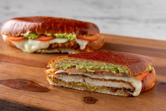 Order Spicy Chicken Milanesa Sandwich food online from Porto's Bakery & Cafe store, Downey on bringmethat.com