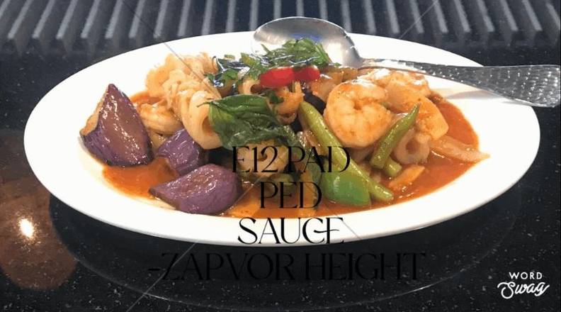Order E12 Pad Ped Sauce food online from Thai Spice store, Houston on bringmethat.com