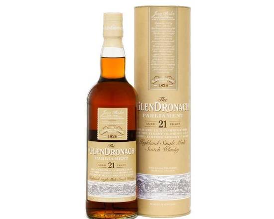 Order The Glendronach Parliament 21 Years Highland Whisky food online from Newport Wine & Spirits store, Newport Beach on bringmethat.com