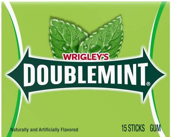 Order Wrigley's Doublemint (15 Count) food online from Shell store, Gaithersburg on bringmethat.com