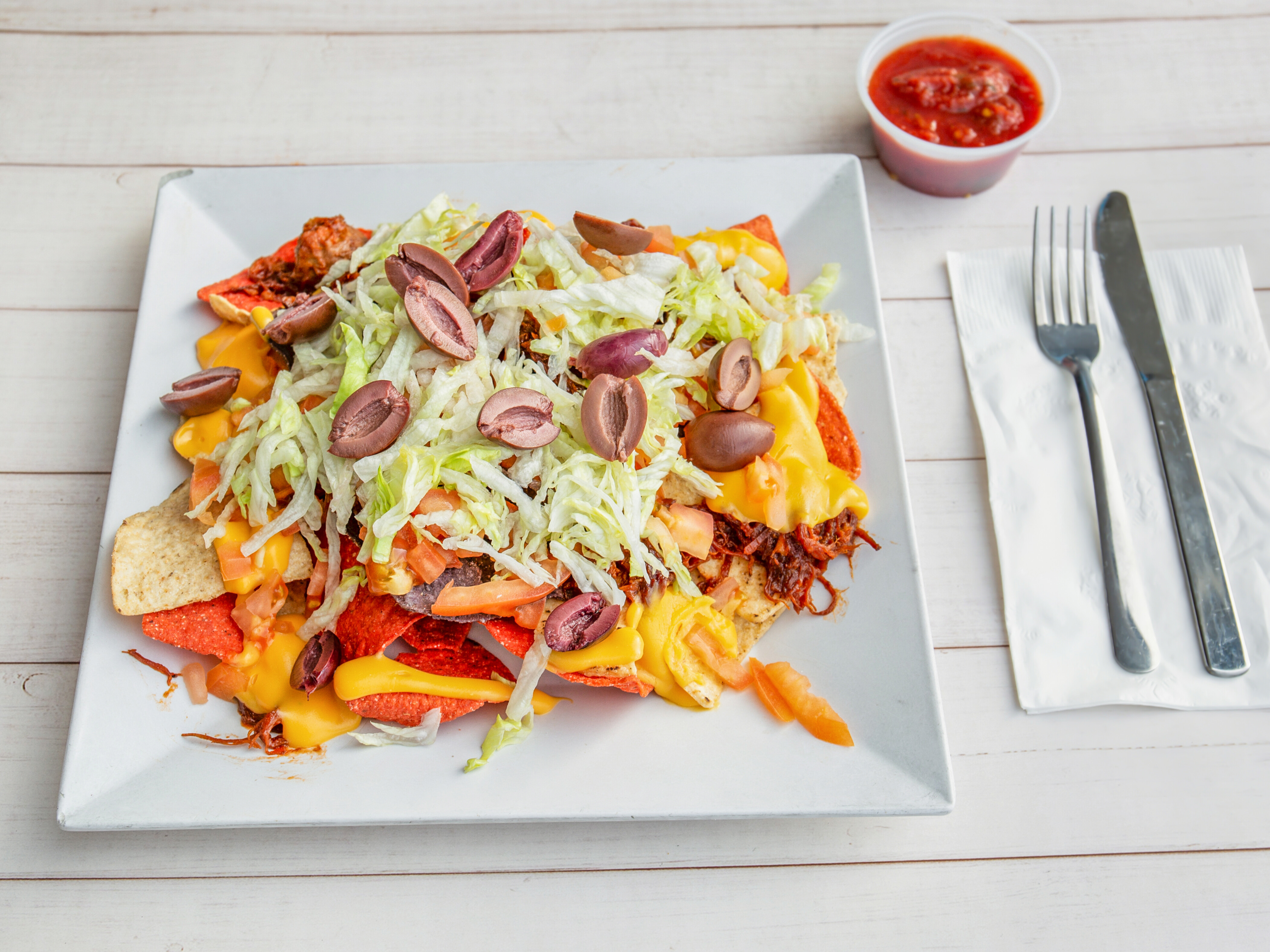 Order Nachos food online from Ale House store, Newtown Square on bringmethat.com