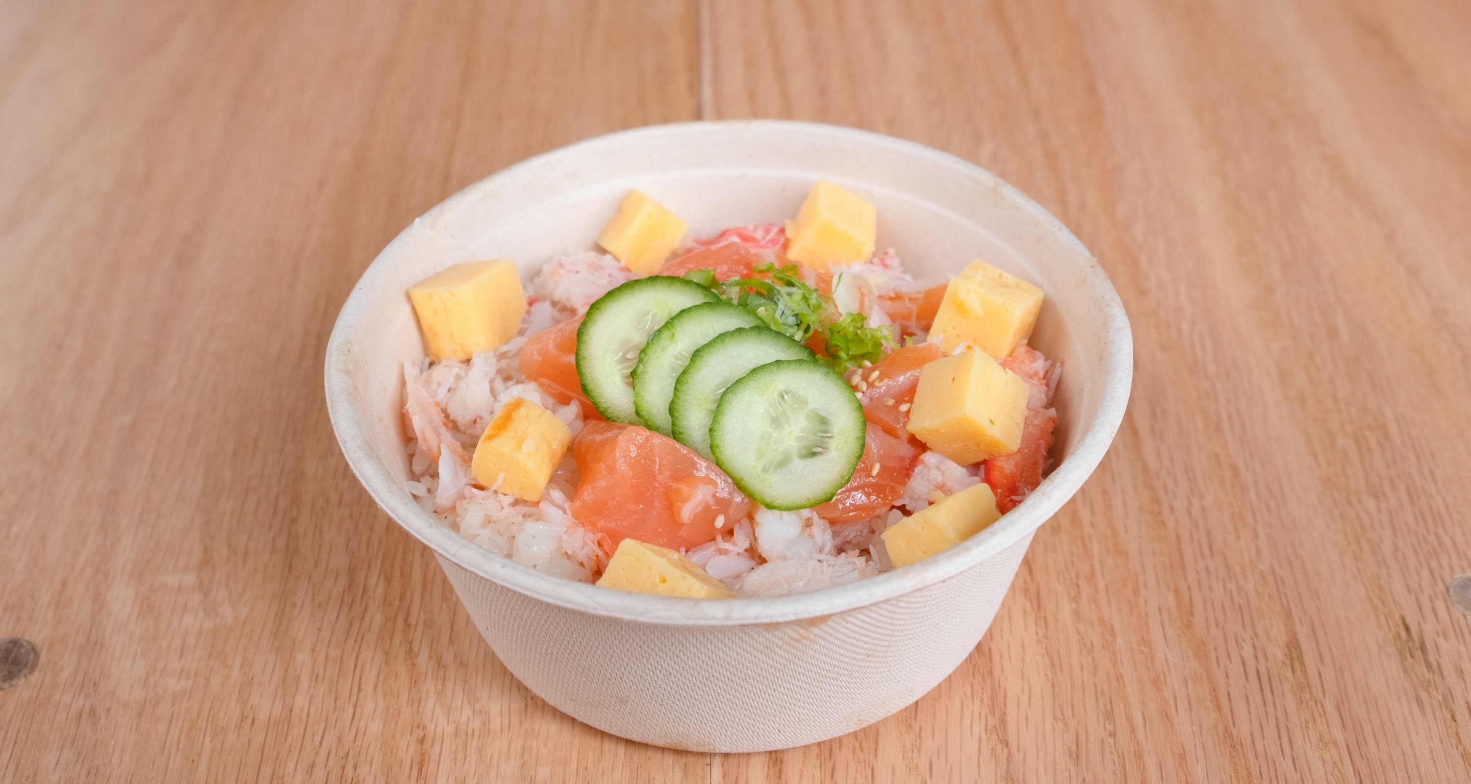Order Salmon & Crab Bowl food online from Silver Rice store, Brooklyn on bringmethat.com