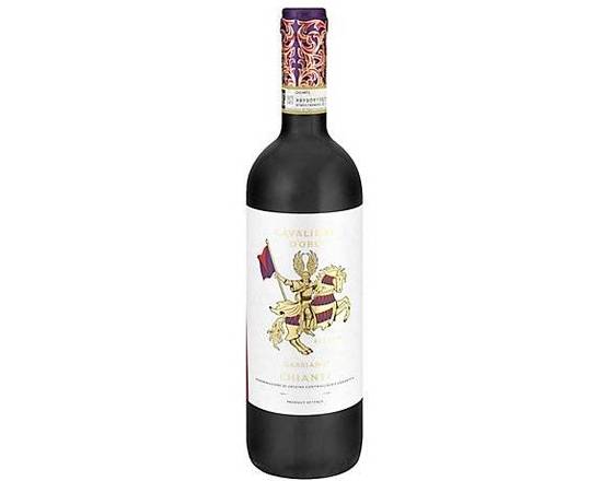 Order Cavaliere (Italian wine) 2018 Chianti (12% ABV) 750 ml. food online from Van Ness Liquors store, San Francisco on bringmethat.com
