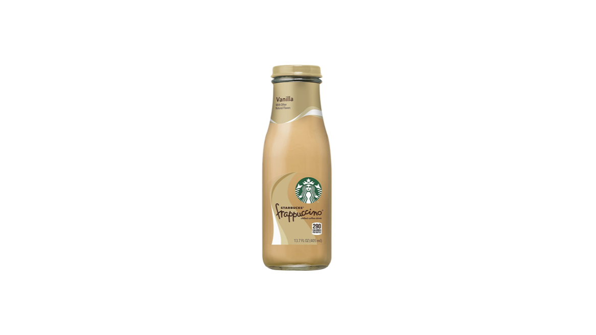 Order Starbucks Frappuccino Vanilla 13.7 oz food online from Rebel store, San Jose on bringmethat.com