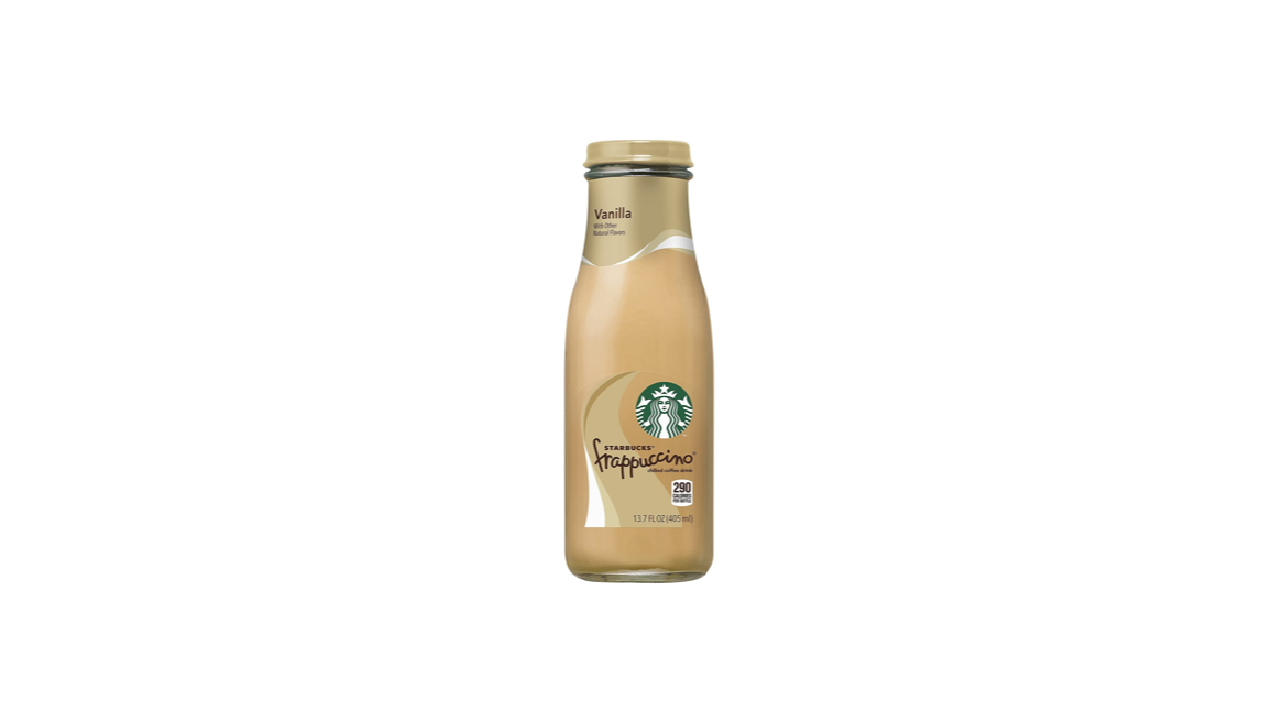 Order Starbucks Frappuccino Vanilla 13.7 oz food online from Cafe Verdi Rebel store, Las Vegas on bringmethat.com