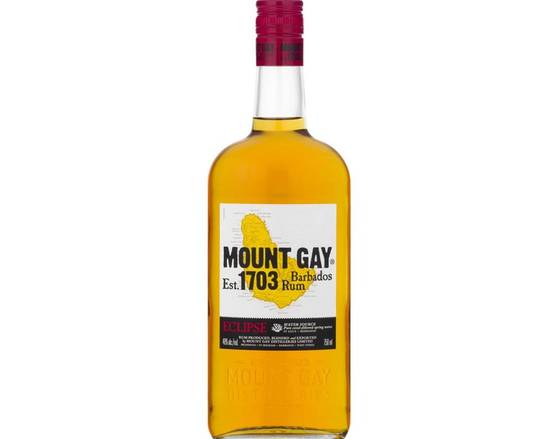 Order Mount Gay, Eclipse Rum · 750 mL food online from House Of Wine store, New Rochelle on bringmethat.com
