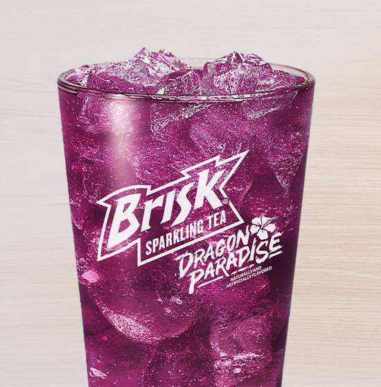 Order Brisk® Dragon Paradise™ Sparkling Iced Tea food online from Taco Bell store, Daly City on bringmethat.com