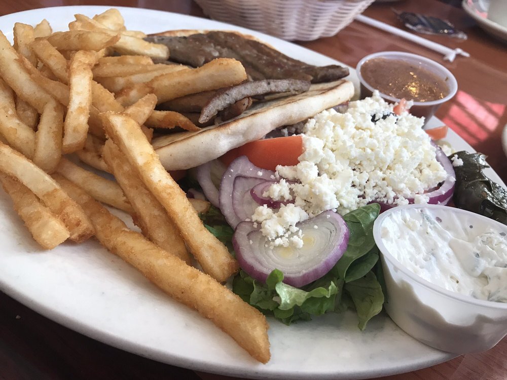 Order Gyro Platter food online from City Diner store, Falls Church on bringmethat.com