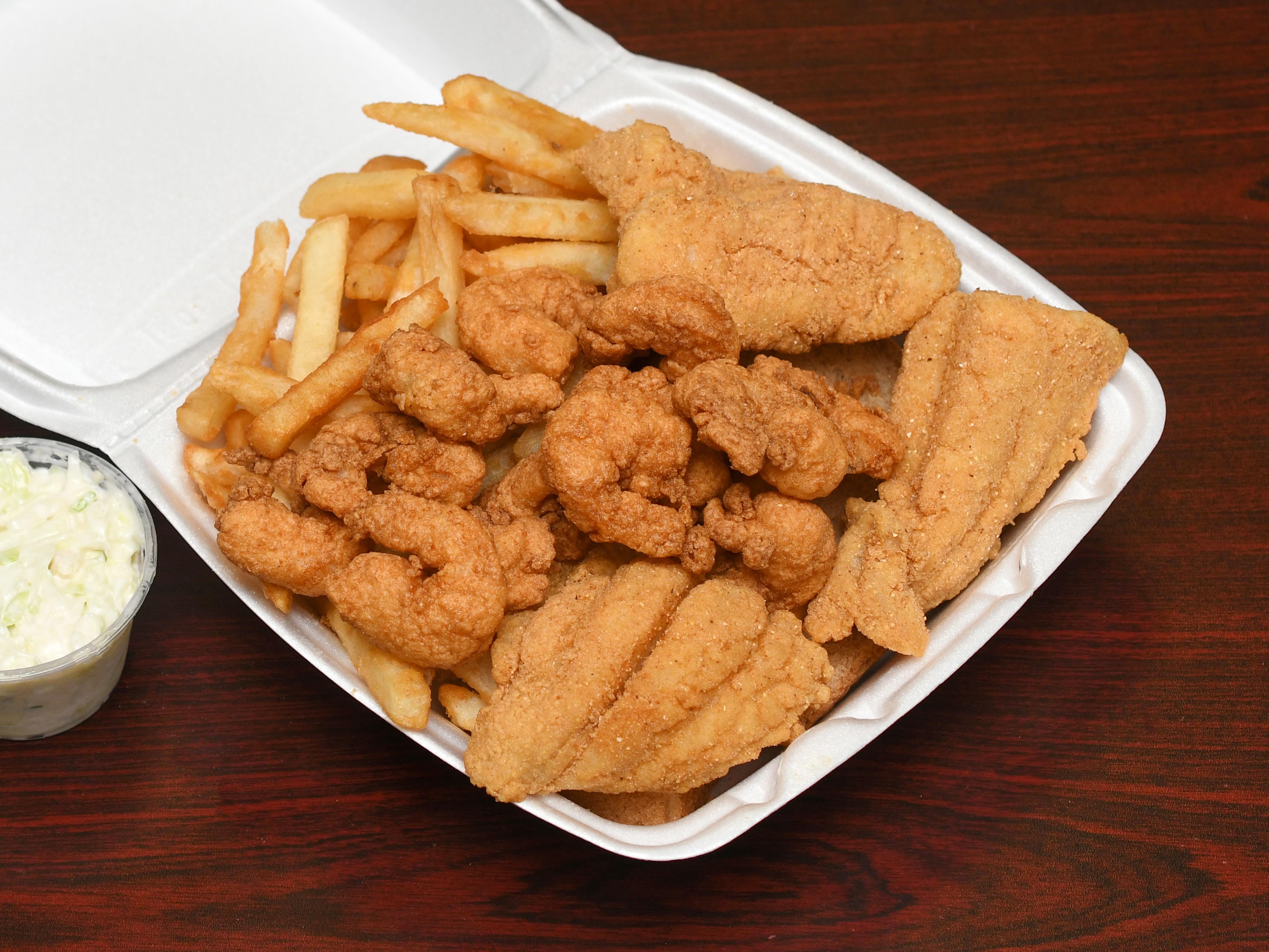Order Fish Combo the 2 way food online from Ray's Chicken & Fish Mart store, Stockton on bringmethat.com