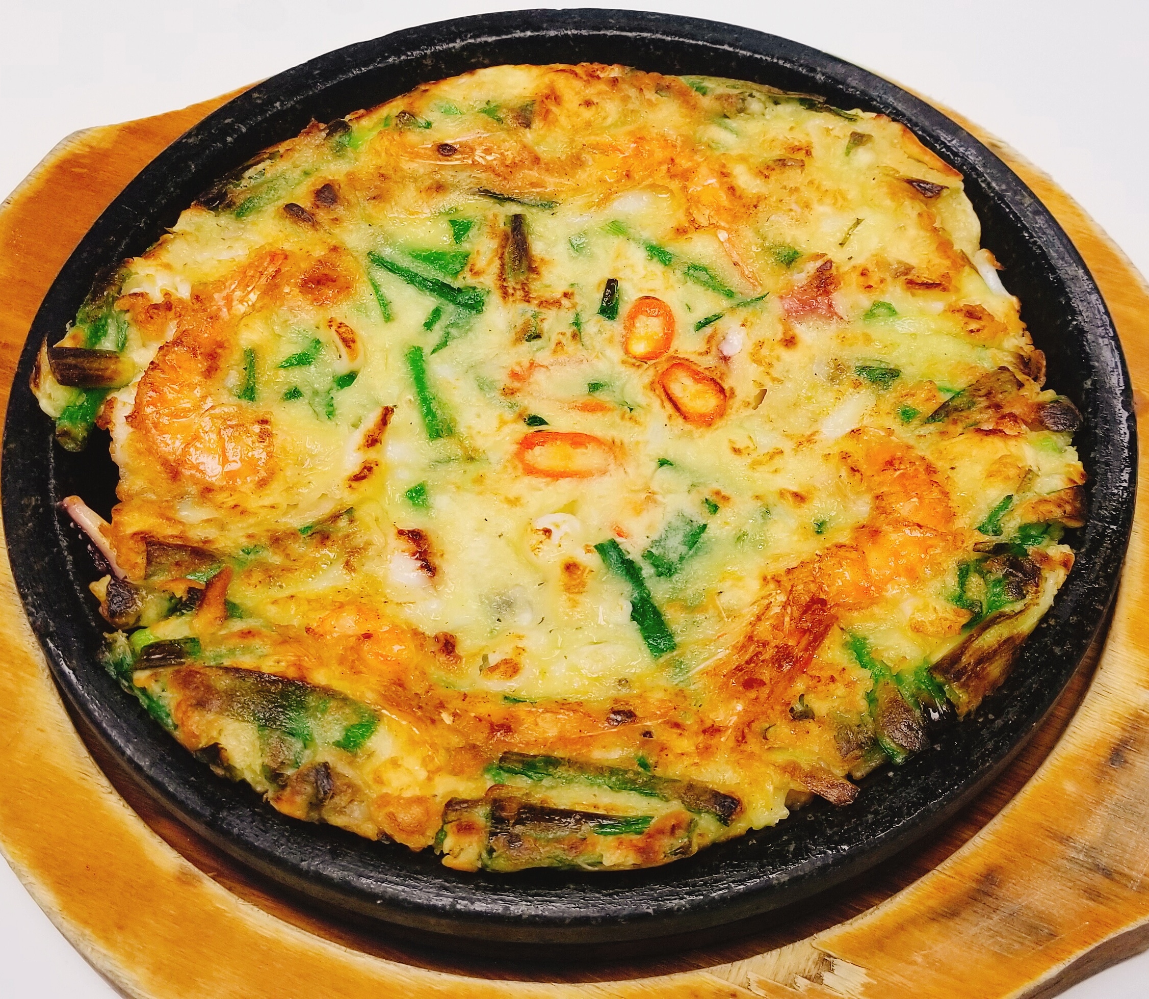 Order 해물파전 Seafood Pancake food online from Duri Pocha store, Ridgefield on bringmethat.com
