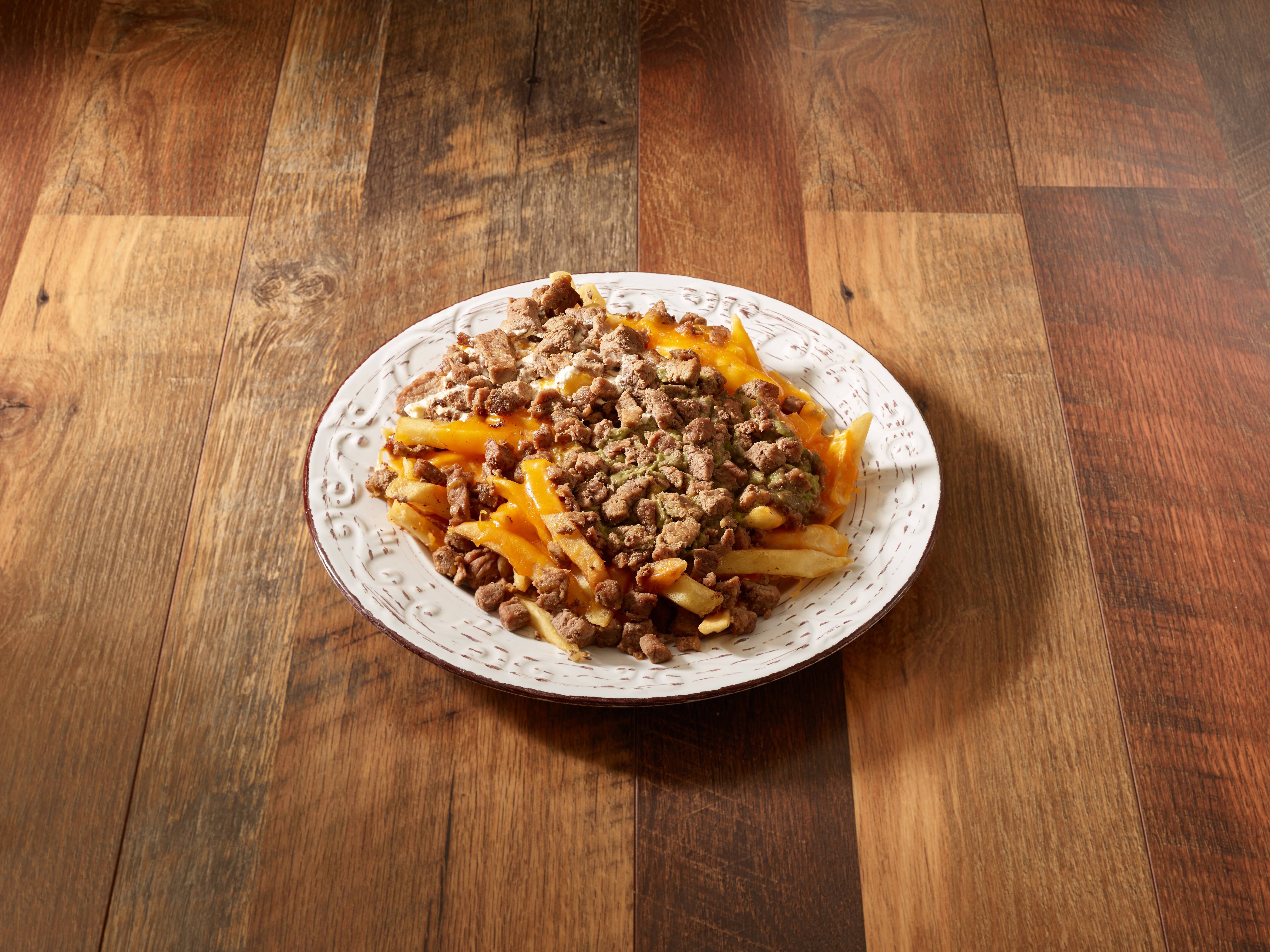 Order Carne Asada Fries Combination Plate food online from Filiberto store, Rio Rancho on bringmethat.com