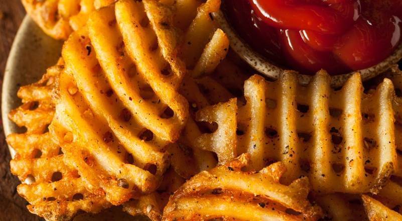 Order Waffle Fries food online from Crypto Grill store, Detroit on bringmethat.com