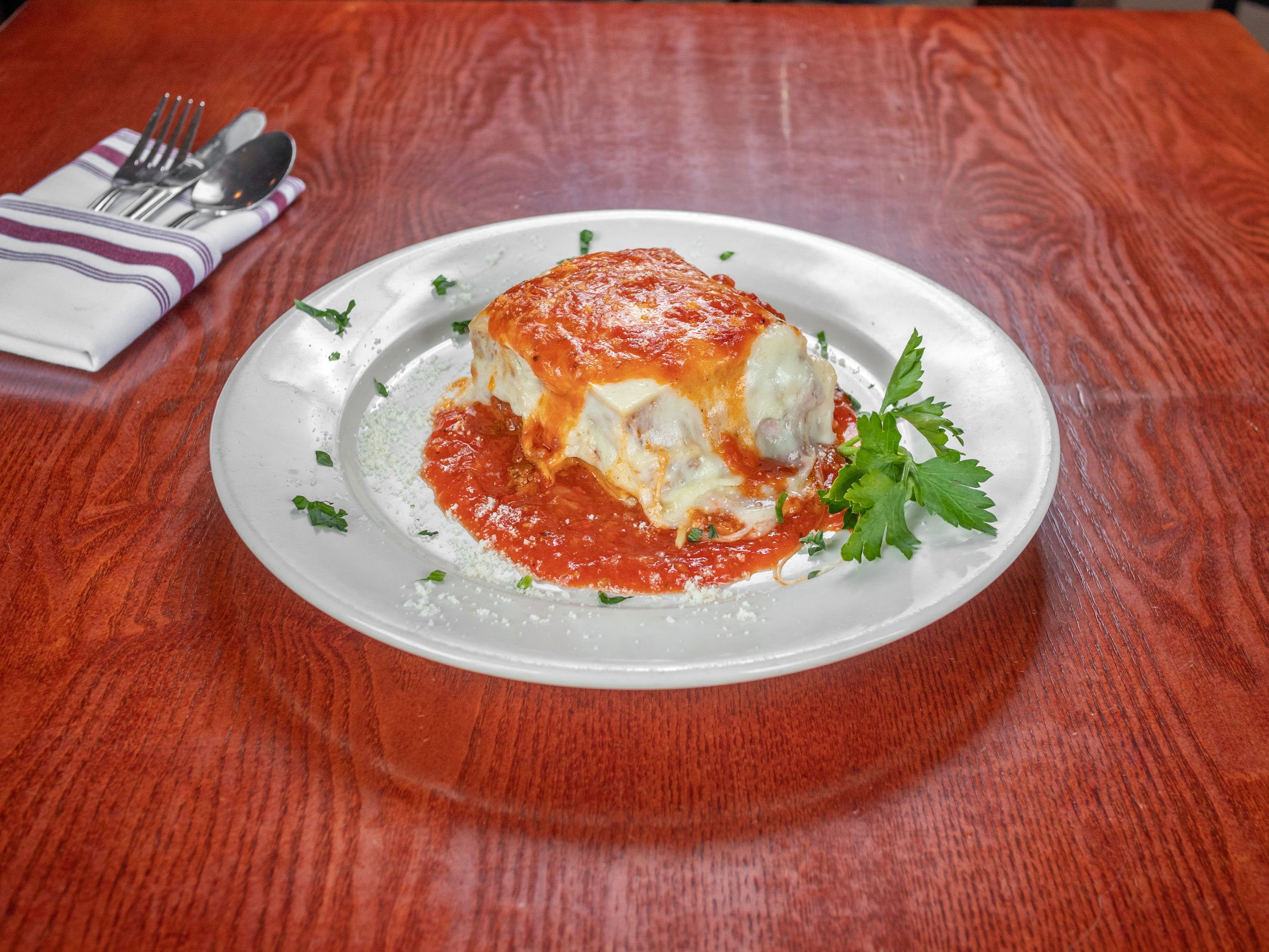 Order Homemade Lasagna food online from Brooks 1890 store, Long Island City on bringmethat.com