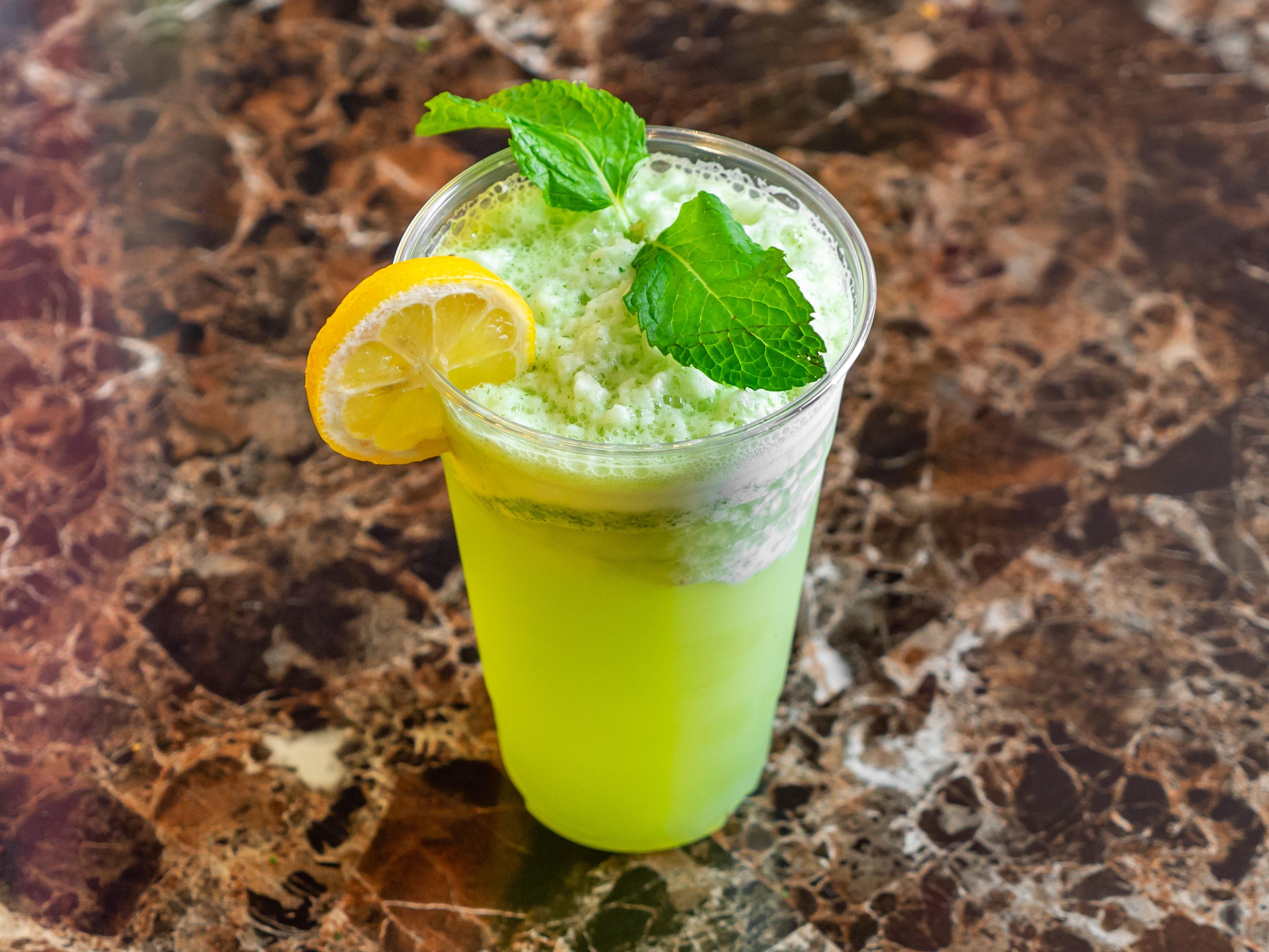 Order Digestive Lemonade With Crushed Cumin and Mint food online from Ciao Italiano! store, San Mateo on bringmethat.com
