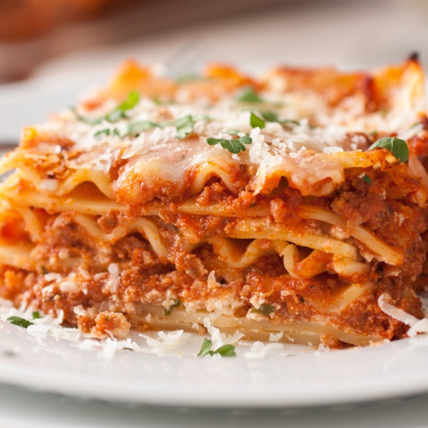 Order Meat Lasagna food online from Pizza & Grill store, Denver on bringmethat.com