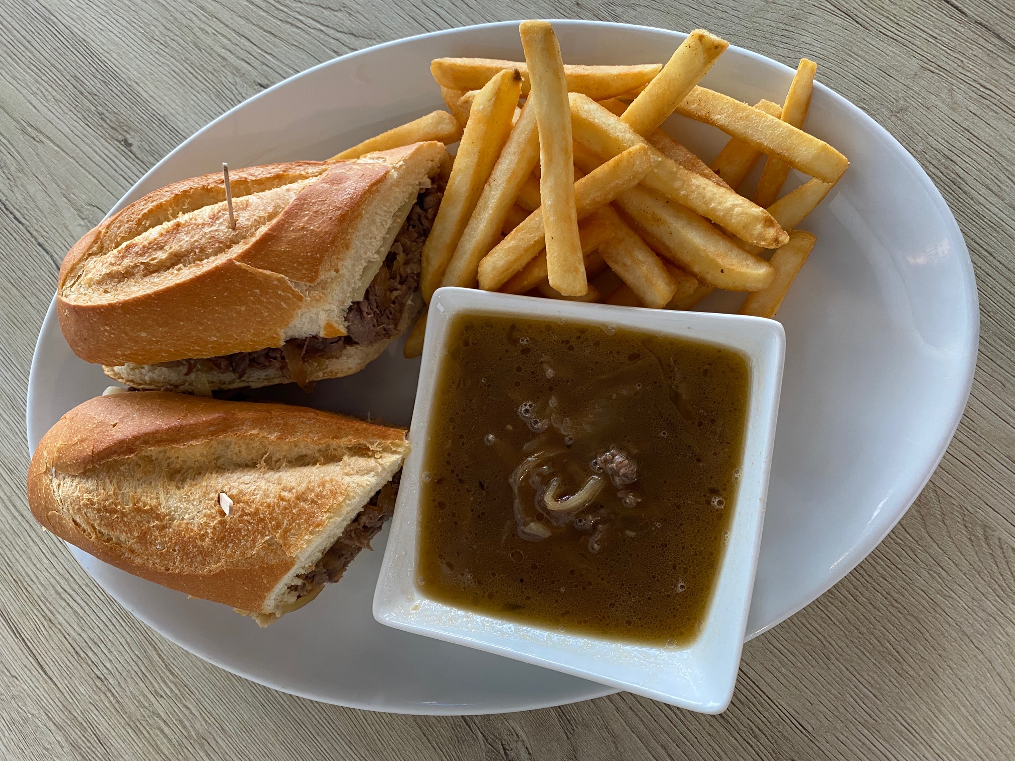 Order French Dip Au Jus  food online from Creamy Spoon store, Glendale on bringmethat.com