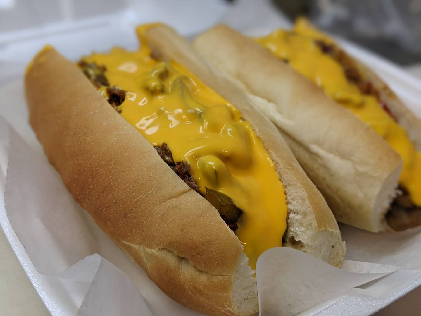 Order "The Bird" Philly Cheesesteak - Sandwich food online from Lucino Pizza store, Las Vegas on bringmethat.com