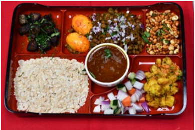 Order Veg Royal Khaja Set food online from Chulo Restaurant & Bar store, Watertown on bringmethat.com