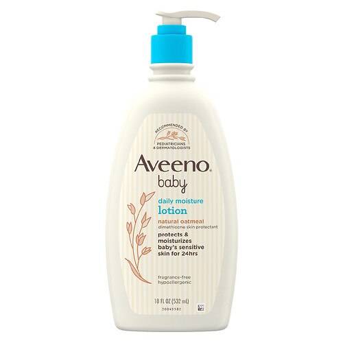 Order Aveeno Baby Daily Moisture Lotion with Colloidal Oatmeal - 18.0 fl oz food online from Walgreens store, Chula Vista on bringmethat.com