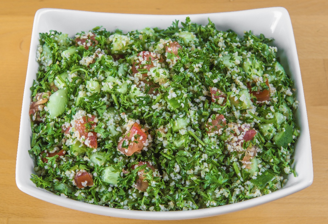 Order Tabbouleh Salad food online from Pita Cafe store, Los Angeles on bringmethat.com