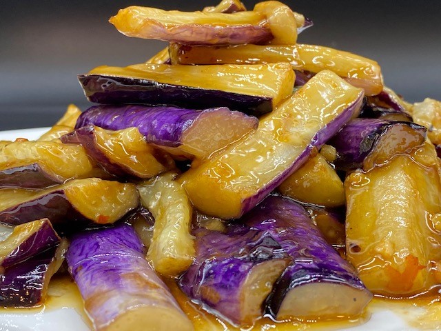 Order Eggplant in Sichuan Sauce魚香茄子 food online from Pop Kitchen store, Daly City on bringmethat.com