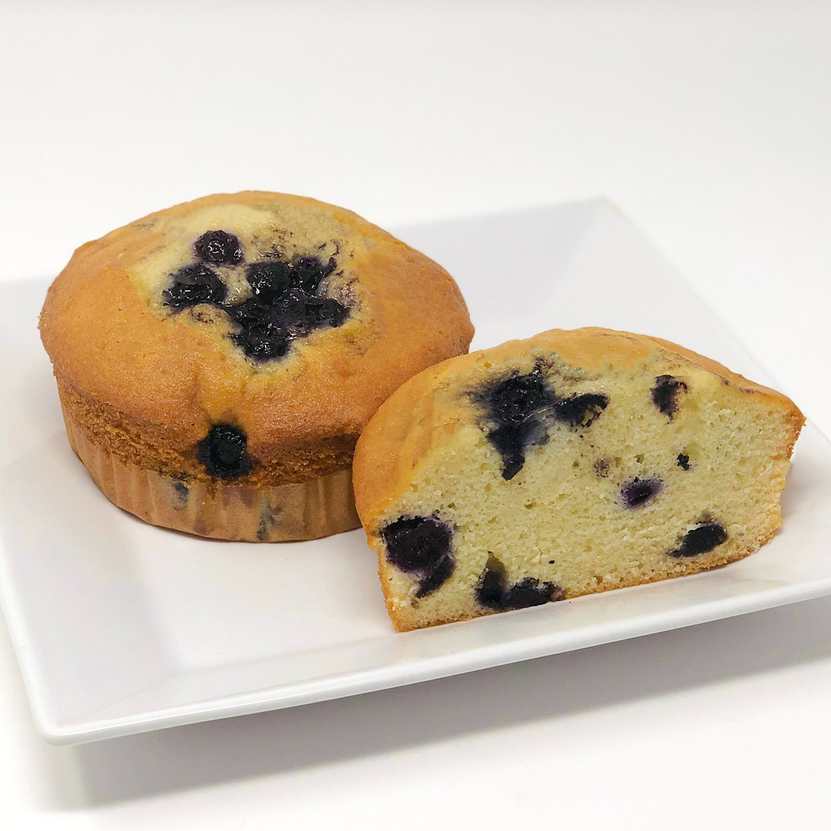 Order Blueberry Muffin food online from Merritt's Bakery  store, Tulsa on bringmethat.com